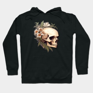 Skull And Flowers Hoodie